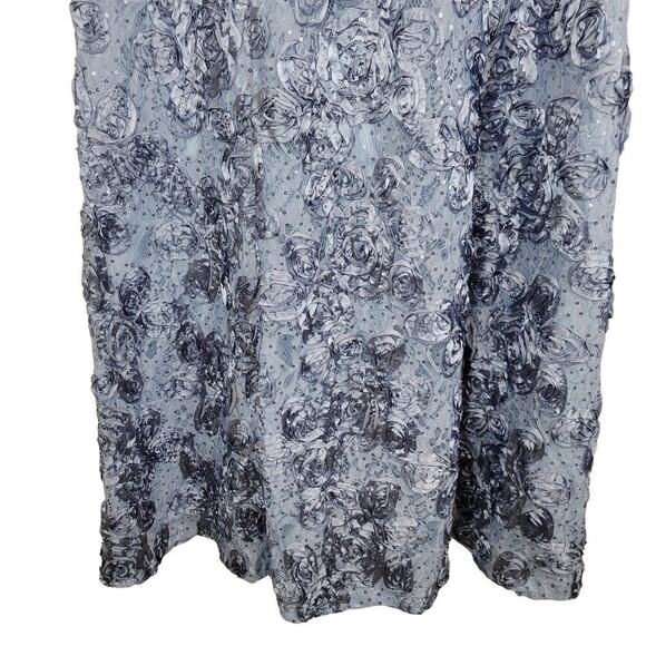 Alex Evenings Blue Lace Midi Dress - Picture 7 of 12